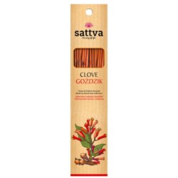 Sattva Naturalne Kadzidła Clove Goździk 30G Sattva Naturalne Kadzidła Clove Goździk 30G