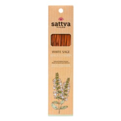 Sattva Naturalne Kadzidła Biała Szałwia 30G Sattva Naturalne Kadzidła Biała Szałwia 30G