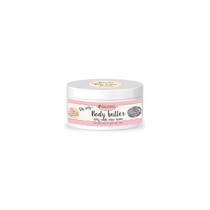 NACOMI MASŁO DO CIAŁA WANILIOWE CREME BRULEE 100ML NACOMI MASŁO DO CIAŁA WANILIOWE CREME BRULEE 100ML