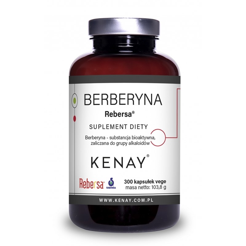 Kenay Berberyna Rebersa 300 kapsułek Kenay Berberyna Rebersa 300 kapsułek