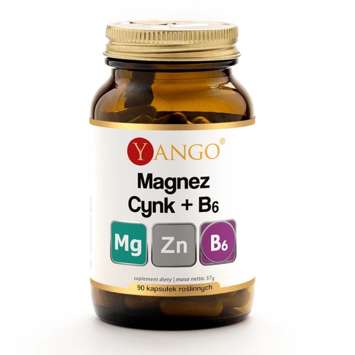 Yango Magnez Cynk B6 635 mg 90 k. Yango Magnez Cynk B6 635 mg 90 k.