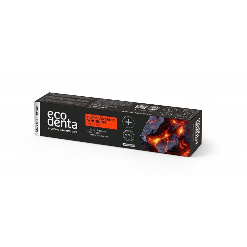 Ecodenta pasta do zębów czarna wulkaniczna  100ml