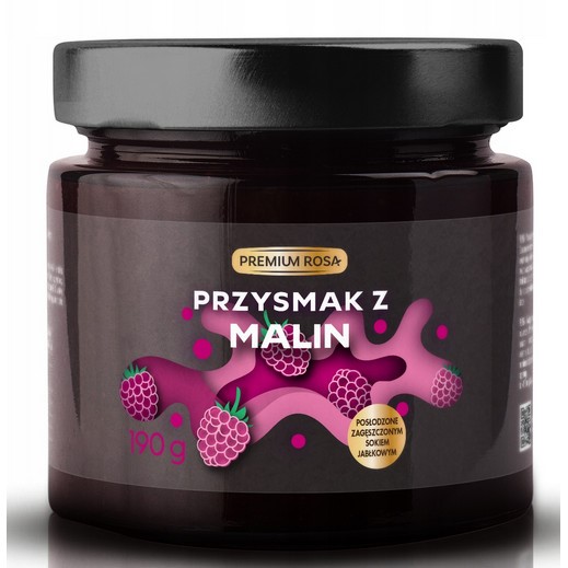 Nasze Domowe Przysmak z malin 190 g Nasze Domowe Przysmak z malin 190 g
