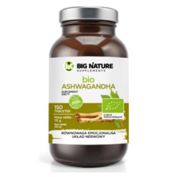 Big Nature bio Ashwagandha 150 t.