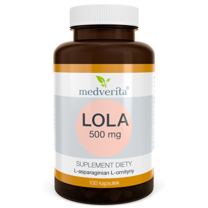Medverita LOLA L- asparaginian L- ornityny 100 k