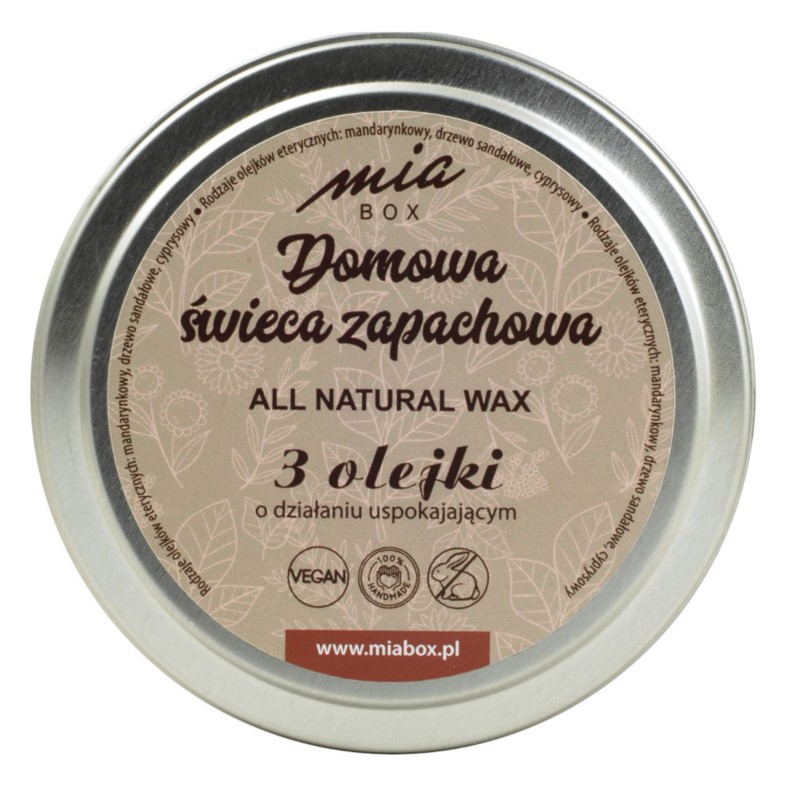 MiaBox Domowa świeca USPOKOJENIE 15 ml