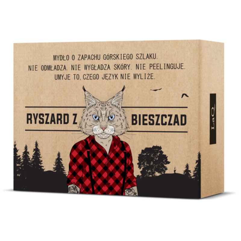 LAQ Mydło Ryszard z Bieszczad 85 g LAQ Mydło Ryszard z Bieszczad 85 g