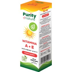 Purity Of Nature Witamina A+E krople 30 ml Purity Of Nature Witamina A+E krople 30 ml
