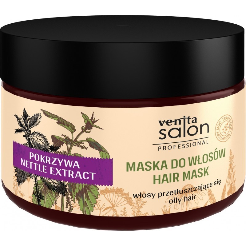 Venita Salon Maska do włosów Pokrzywa 500 ml