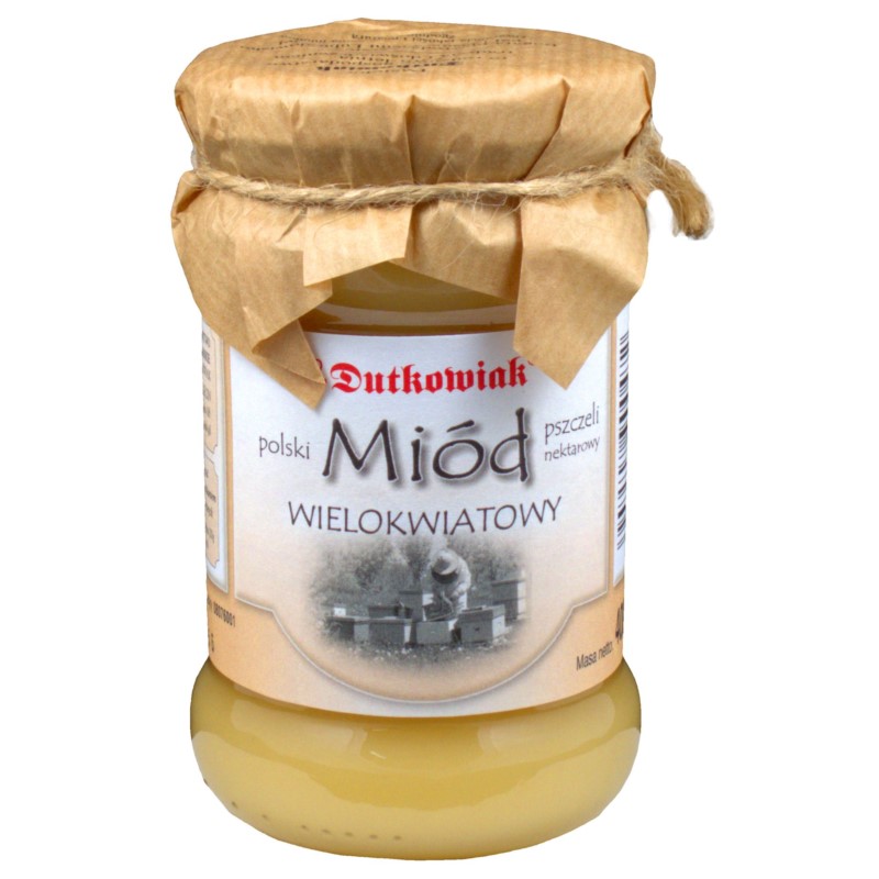 Dutkowiak Miód Wielokwiatowy Wiosenny kremowy 400g