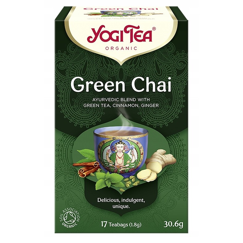 Yogi Tea Herbata Green Chai BIO 17 saszetek Yogi Tea Herbata Green Chai BIO 17 saszetek