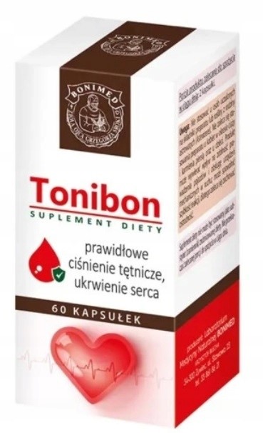 Bonimed Tonibon 60 kapsułek prawidłowe ciśnienie Bonimed Tonibon 60 kapsułek prawidłowe ciśnienie