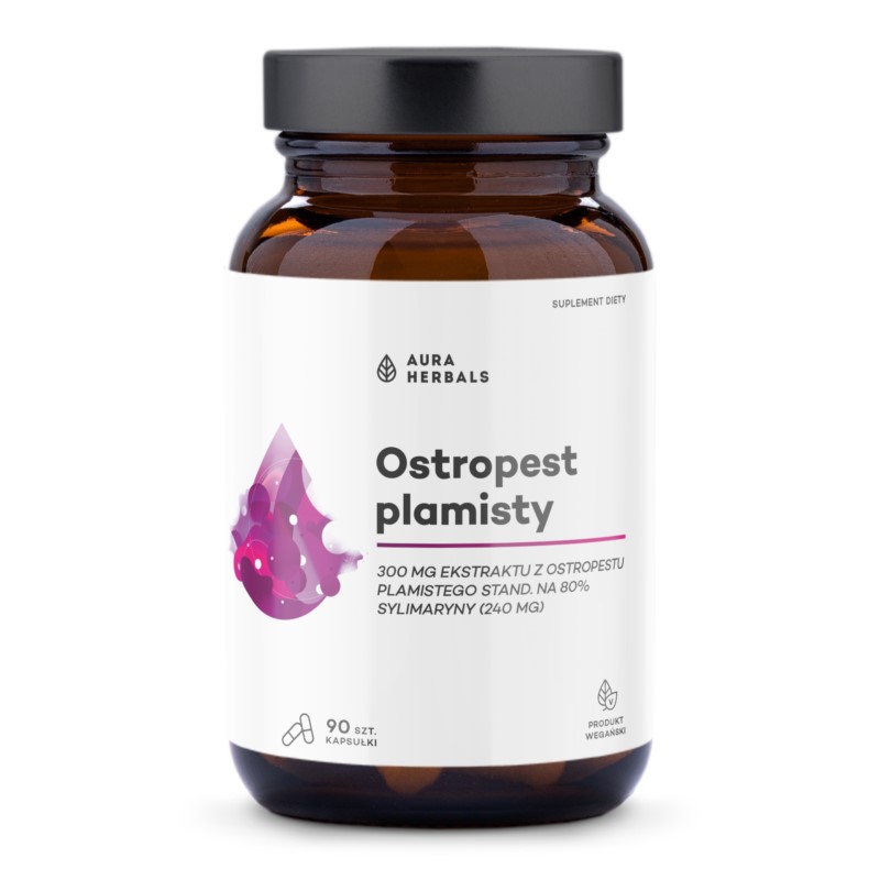 Aura Herbals Ostropest Plamisty 80% Sylimaryny 90 Aura Herbals Ostropest Plamisty 80% Sylimaryny 90