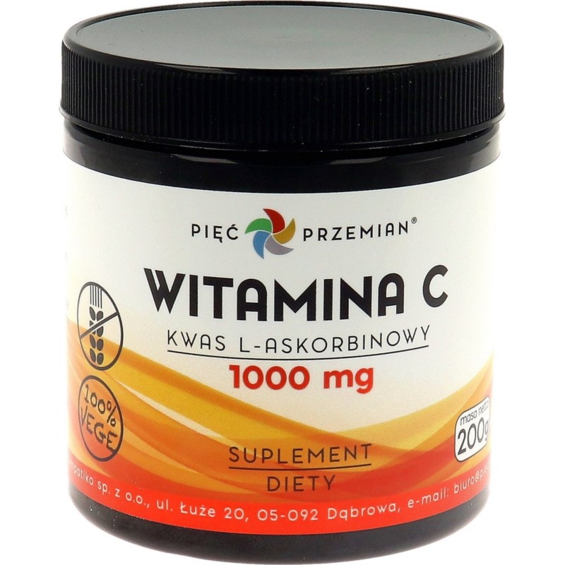 Pięć Przemian Witamina C 1000mg 200 g