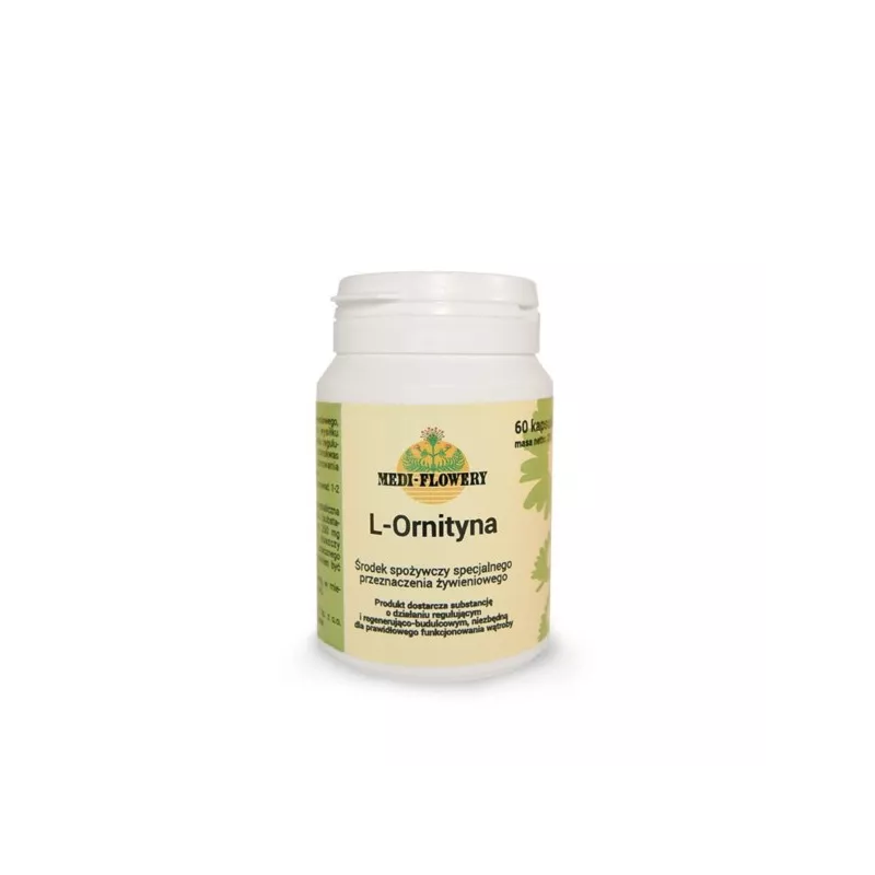 MEDI-FLOWERY L-ORNITYNA 250MG, 60 KAPS. MEDI-FLOWERY L-ORNITYNA 250MG, 60 KAPS.