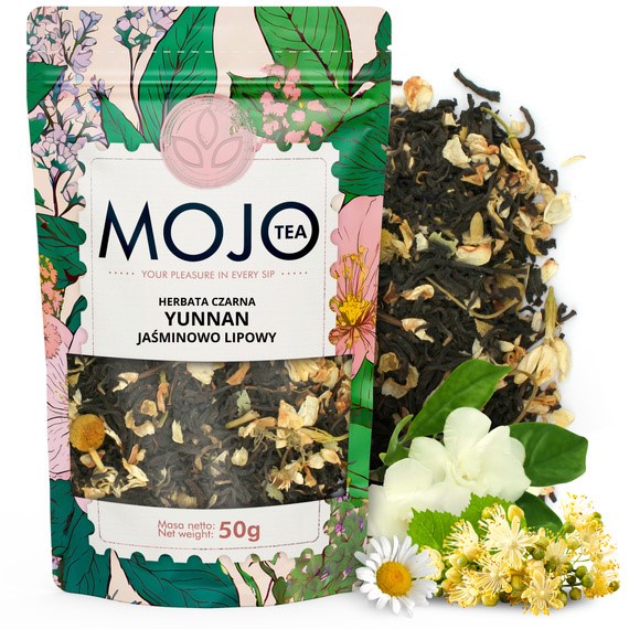 MOJO TEA Herbata kraftowa Yunnan jaśminowo lipowa MOJO TEA Herbata kraftowa Yunnan jaśminowo lipowa