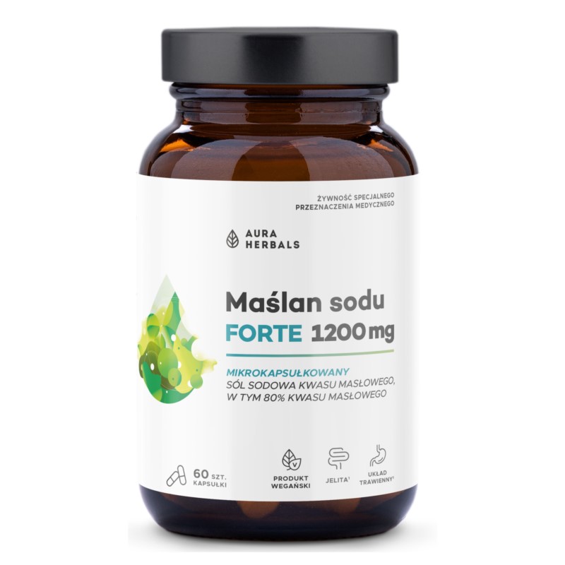 Aura Herbals Maślan Sodu Forte 1200 mg 60 k