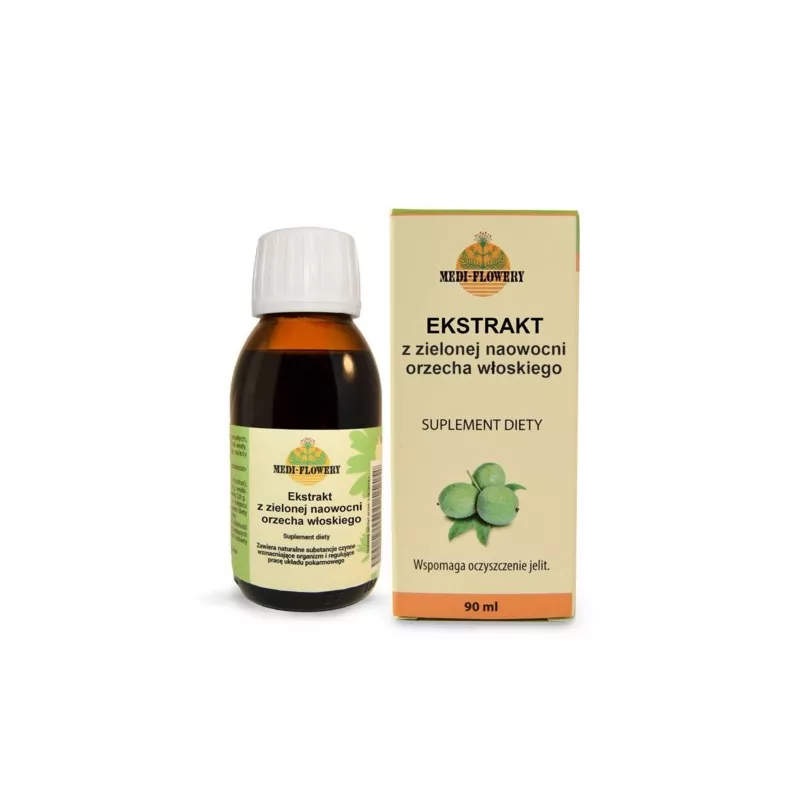 MEDI-FLOWERY EKSTRAKT Z ZIEL NAOWOCNI ORZECHA 90ML MEDI-FLOWERY EKSTRAKT Z ZIEL NAOWOCNI ORZECHA 90ML