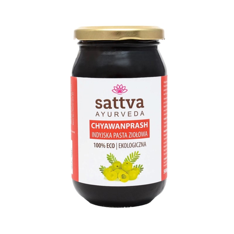 Sattva Chyawanprash 500 g inyjska pasta ziołowa Sattva Chyawanprash 500 g inyjska pasta ziołowa
