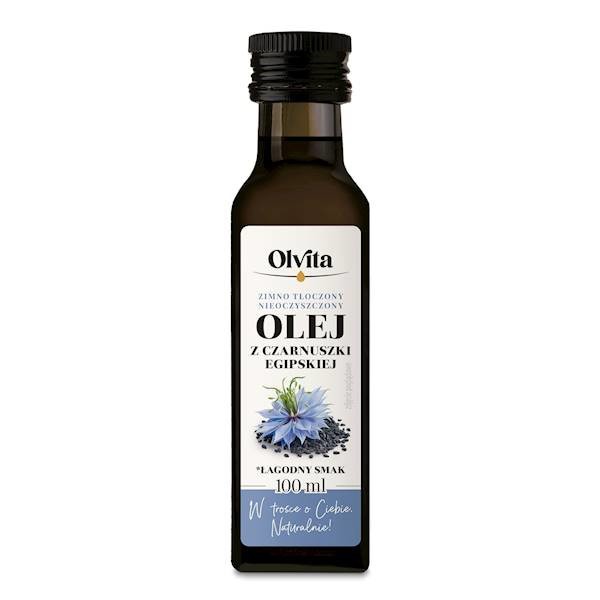 Olvita Olej Z Czarnuszki Zimnotłoczony 100 Ml Olvita Olej Z Czarnuszki Zimnotłoczony 100 Ml