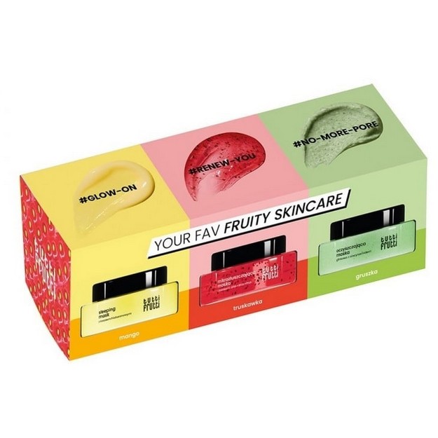 Zestaw Tutti Frutti Your Fav Skincare 3 maseczki