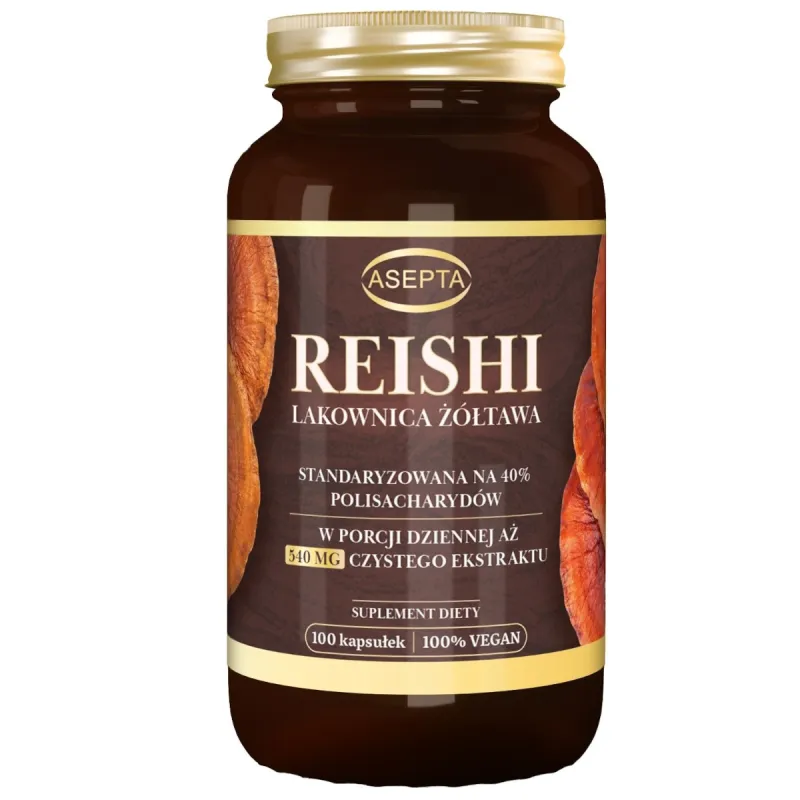 Asepta Reishi standaryzowane na 40% 100 k