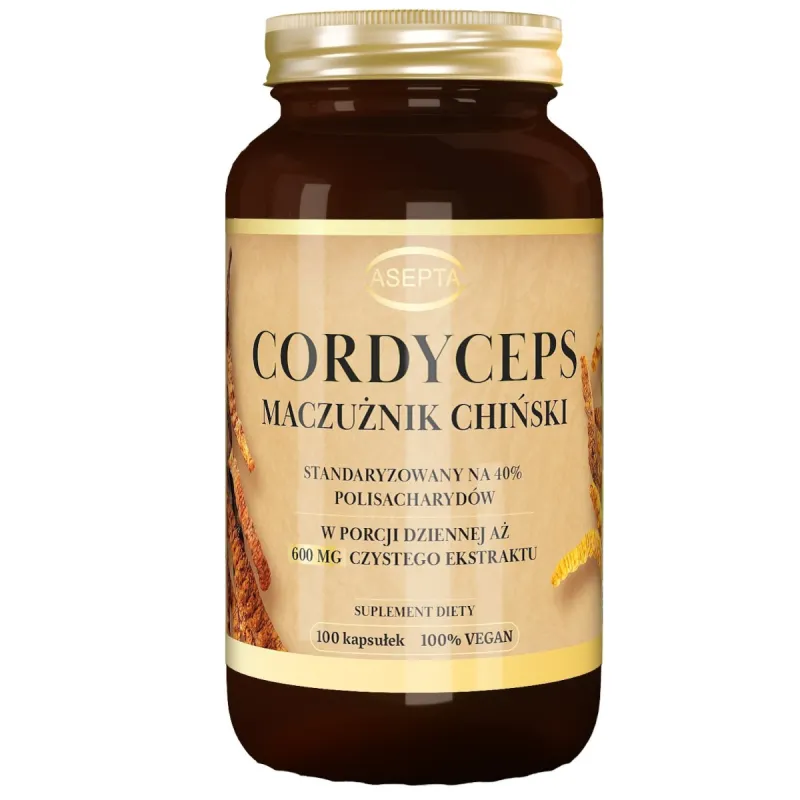 Asepta Cordyceps Maczunik chiński stanaryzacja 40%