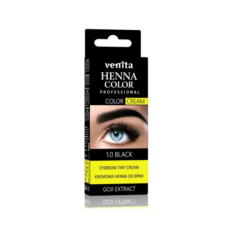 Venita Kremowa henna do brwi 1.0 Czarny Venita Kremowa henna do brwi 1.0 Czarny