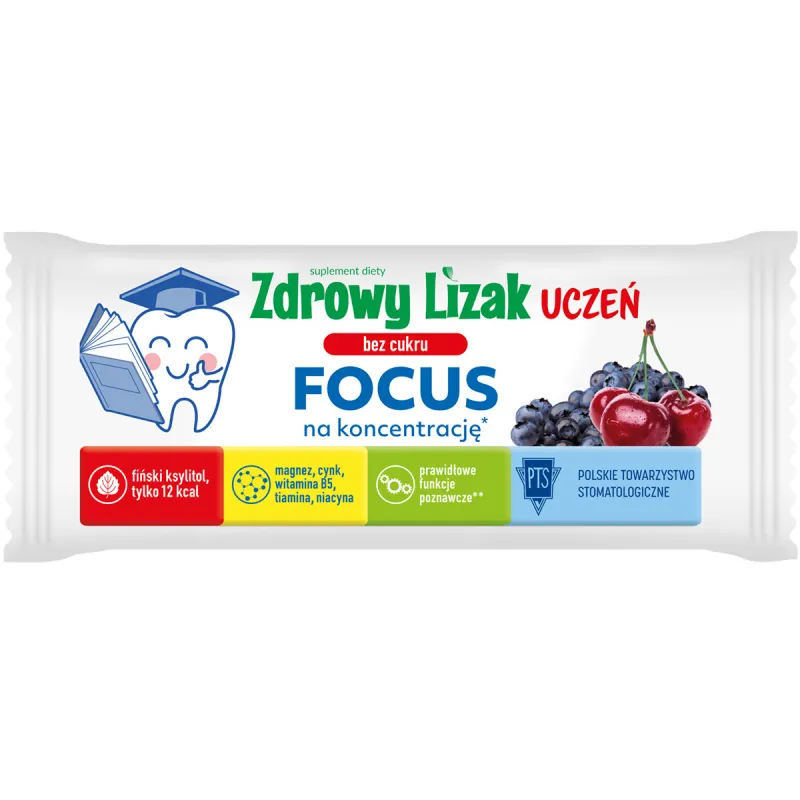 Starpharma Lizak Uczeń Focus na koncentrację 1 szt Starpharma Lizak Uczeń Focus na koncentrację 1 szt