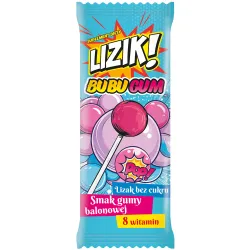 Starpharma LIZIK! BUBUGUM Lizak bez cukru 1 szt Starpharma LIZIK! BUBUGUM Lizak bez cukru 1 szt