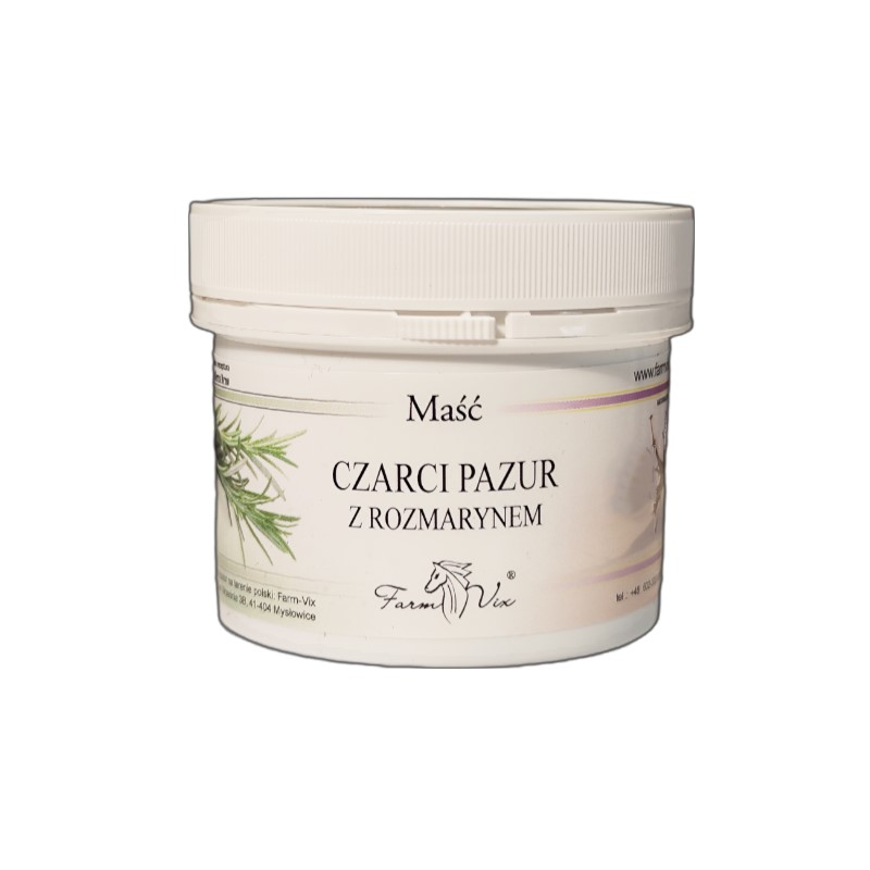 Farm-vix Maść Czarci pazur z rozmarynem 150 ml Farm-vix Maść Czarci pazur z rozmarynem 150 ml