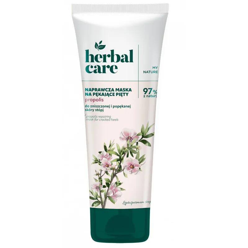Herbal Care Naprawcza maska na pękające pięt