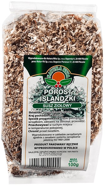 Natura Wita Porost Islandzki 100G