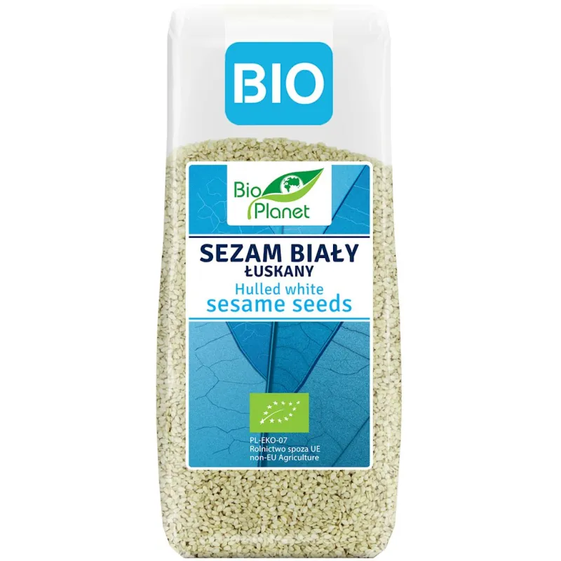 BIO PLANET Sezam biały łuskany BIO 200 g