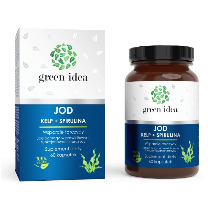Green Idea JOD kelp + spirulina 60 k Green Idea JOD kelp + spirulina 60 k