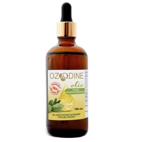 Ozodine Oliv 100 ml Ozonowany oliwa z pipetą Ozodine Oliv 100 ml Ozonowany oliwa z pipetą