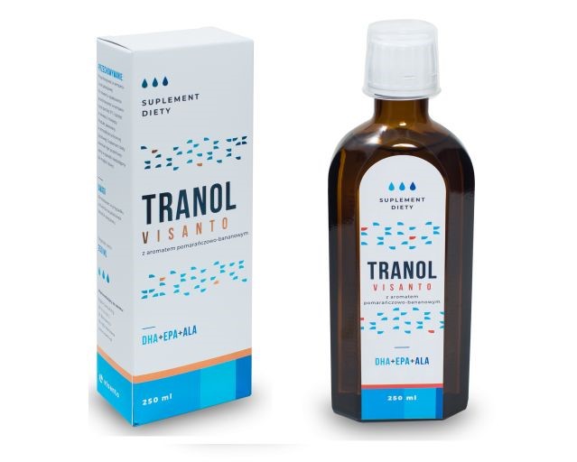 Visanto Tranol 250 ml kwasy omega DHA EPA ALA Visanto Tranol 250 ml kwasy omega DHA EPA ALA