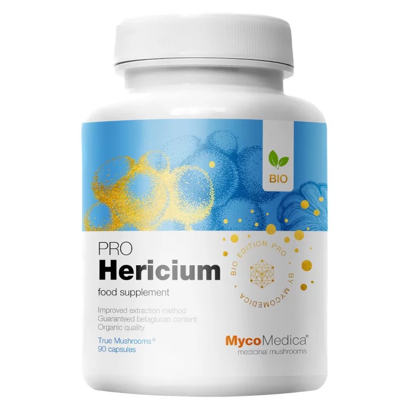 MycoMedica Hericium PRO (Soplówka Jeżowata) 90 kap