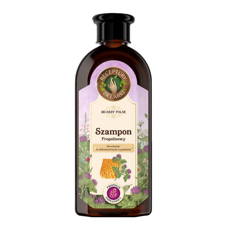 Szampon propolisowy 350 ml Receptury Zielarki Szampon propolisowy 350 ml Receptury Zielarki