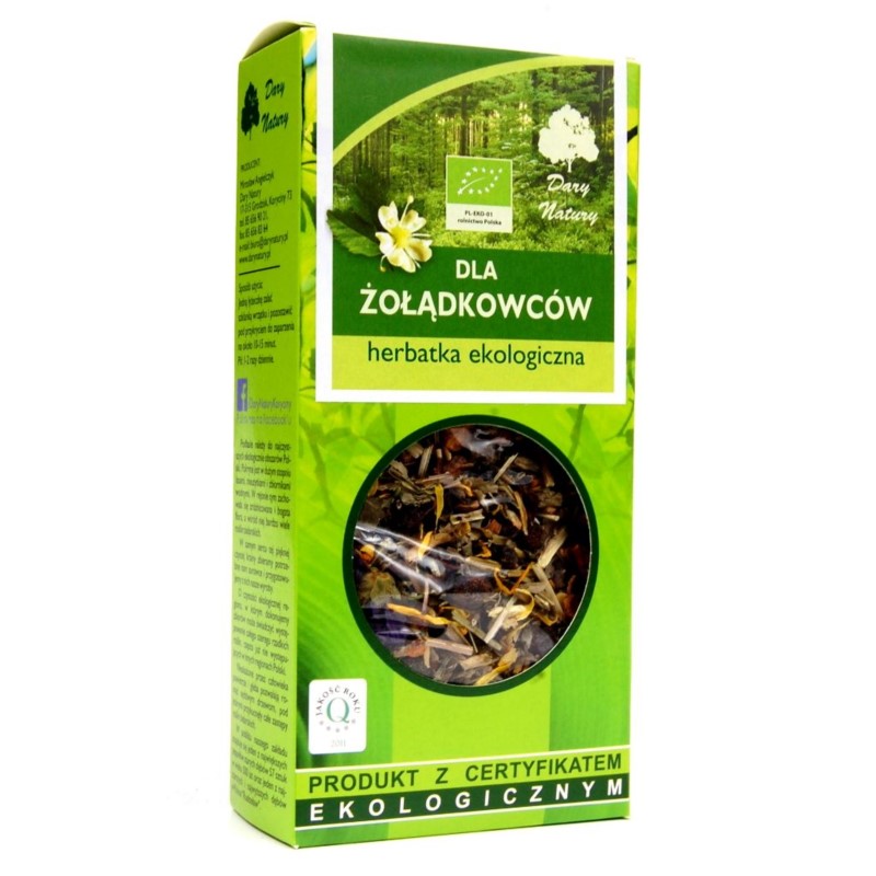 DARY NATURY HERBATA DLA ŻOŁĄDKOWCÓW EKO 50G DARY NATURY HERBATA DLA ŻOŁĄDKOWCÓW EKO 50G