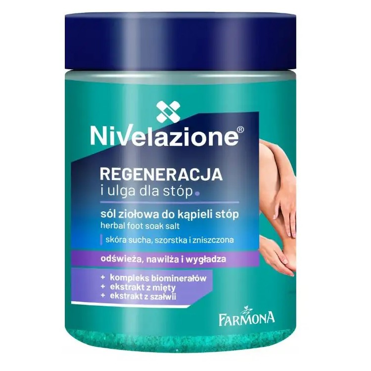 Nivelazione Sól Regeneracja i ulga dla stóp 350 g Nivelazione Sól Regeneracja i ulga dla stóp 350 g