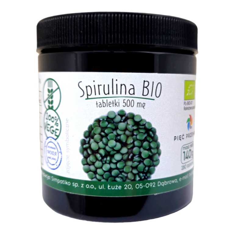 Pięć Przemian Spirulina Bio tabletki 140 g Pięć Przemian Spirulina Bio tabletki 140 g