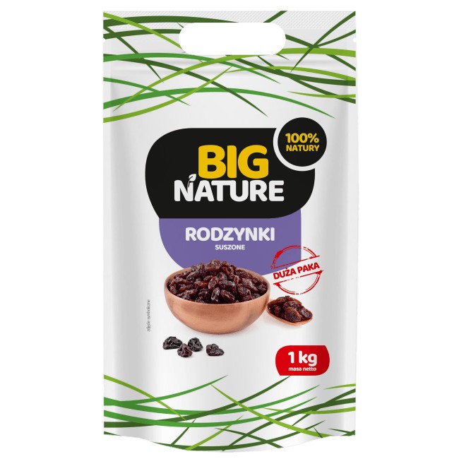 Big Nature Rodzynki suszone 1 kg Big Nature Rodzynki suszone 1 kg