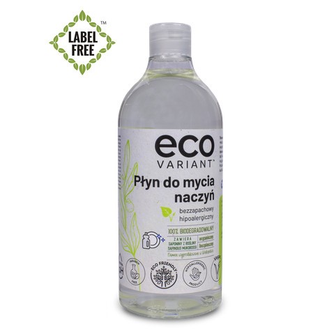 EcoVariant Płyn Do Mycia Naczyń bezzapachowy 750