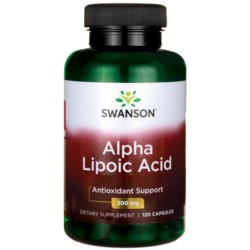 Swanson Ala Kwas Alfa Liponowy 300 Mg 120 K Swanson Ala Kwas Alfa Liponowy 300 Mg 120 K