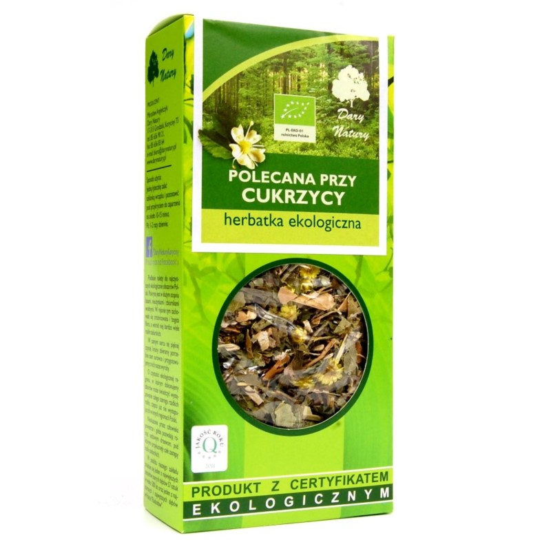Dary Natury Herbata Polecana Przy Cukrzycy EKO 50G Dary Natury Herbata Polecana Przy Cukrzycy EKO 50G