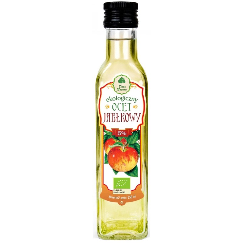 Dary Natury Ocet Jabłkowy 5% Eko 250Ml Dary Natury Ocet Jabłkowy 5% Eko 250Ml