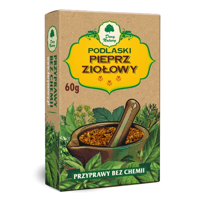 Dary Natury Pieprz Ziołowy Podlaski 60G Dary Natury Pieprz Ziołowy Podlaski 60G