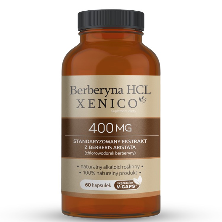 Xenicopharma Berberyna HCL Xenico 400 mg 60 k Xenicopharma Berberyna HCL Xenico 400 mg 60 k