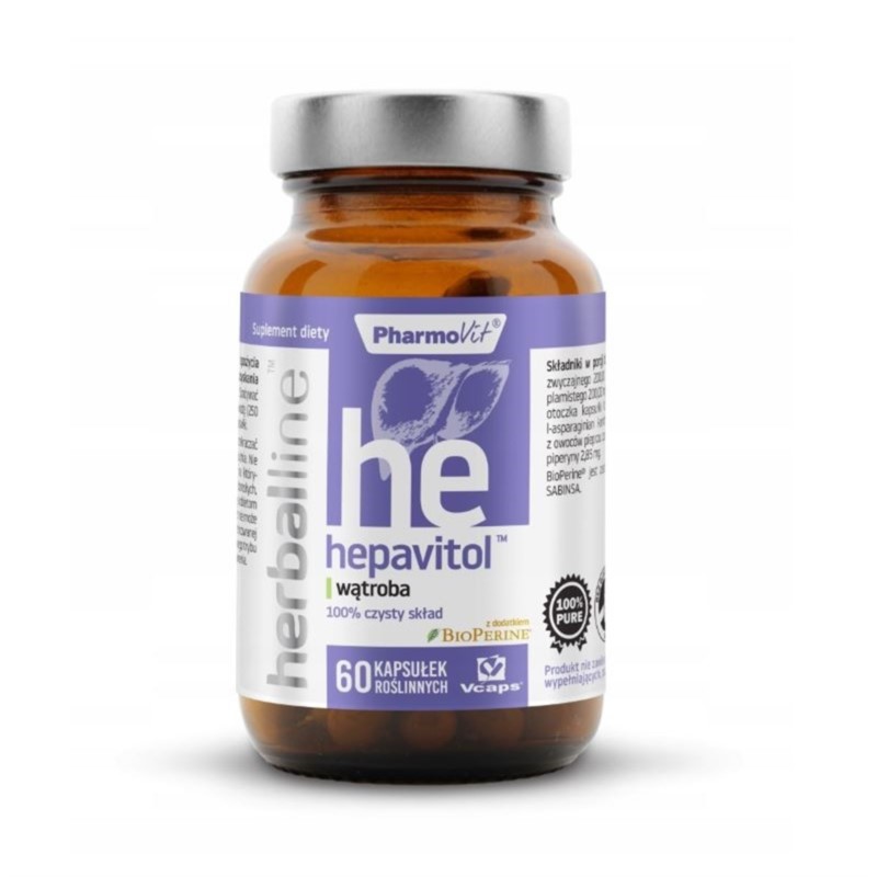 Pharmovit Hepavital Herballine 60 kap wątroba